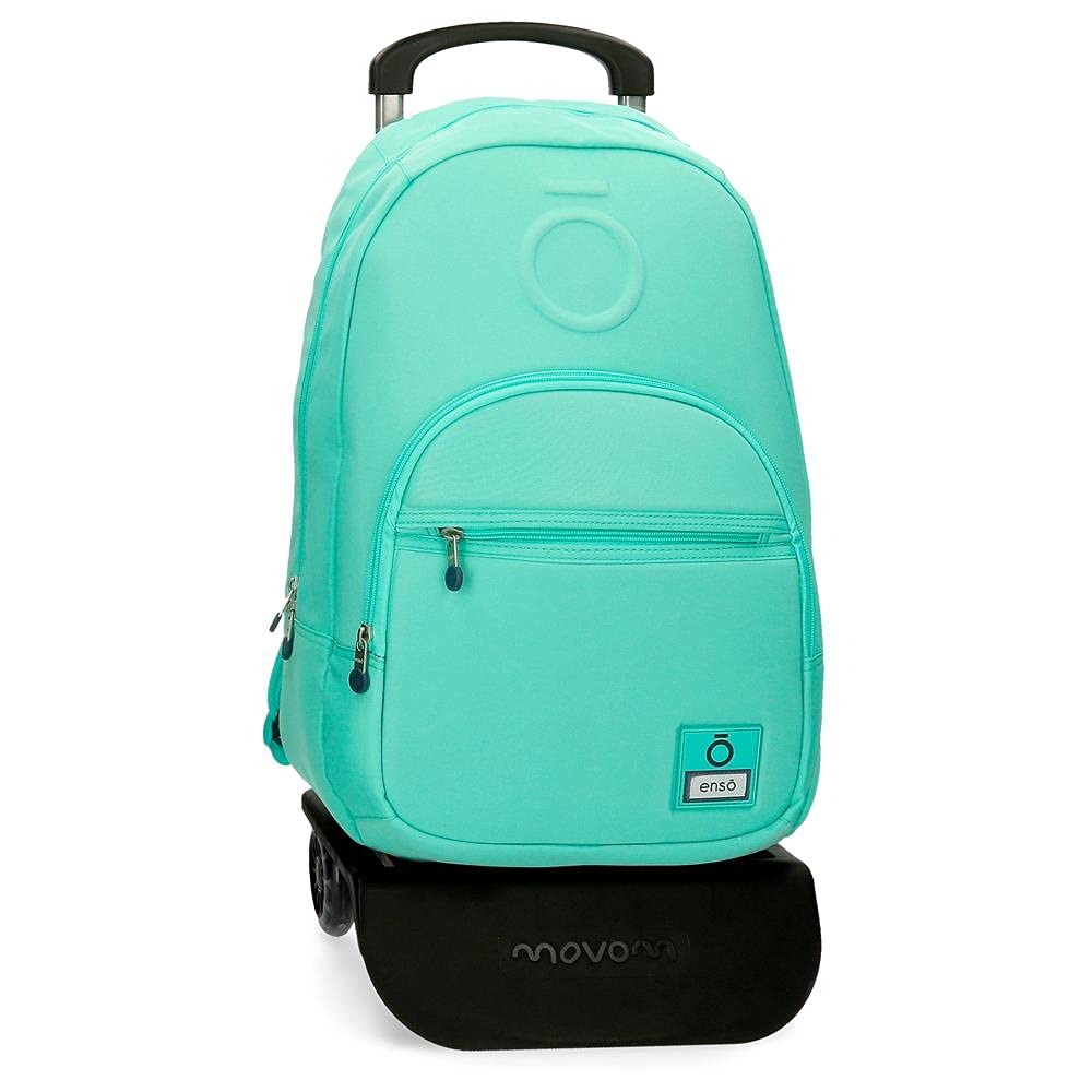 Enso Basic Backpack with Trolley Green 32x46x15 cms Polyester for 15.6" Laptop 22.1L