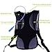 Sportsun Hydration Backpack for Running Hiking Cycling Climbing, with 2L TPU Hydration Bladder, Black color