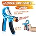 4GEAR SPORTLIFE 4G Hand Grip Strengthener Workout Kit-5 Pack-22-88lbs Adjustable Hand Gripper, Finger Stretchers, Finger Exerciser & Grip Ring-Exercise Manual & Carrying Bag Included-3 Years Warranty