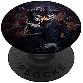 Day of the Dead Goth Couple Sugar Skull La Catrina PopSockets Standard PopGrip