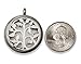 Earth Spirit Village Tree Of Life-Aromatherapy Essential Oil Diffuser Necklace Gift Set, Stainless Steel Locket & Chain, 3 Interchangeable Inspiration Jewelry Charms + 6 Refill Pendant Pads