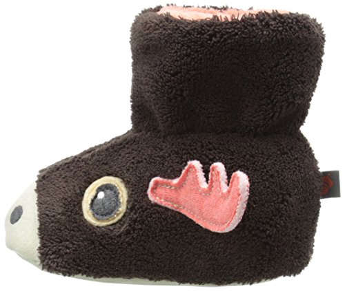 Acorn Easy Critter Kids Bootie Slipper,Moose,Toddler Small 0-6 Months