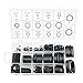 Yakamoz 222-Pieces 17-Sizes SAE Imperial Universal Rubber O-Ring Sealing Washer Assortment Kit for Plumbing, Automotive, General Repair, Hydraulic Tool Set