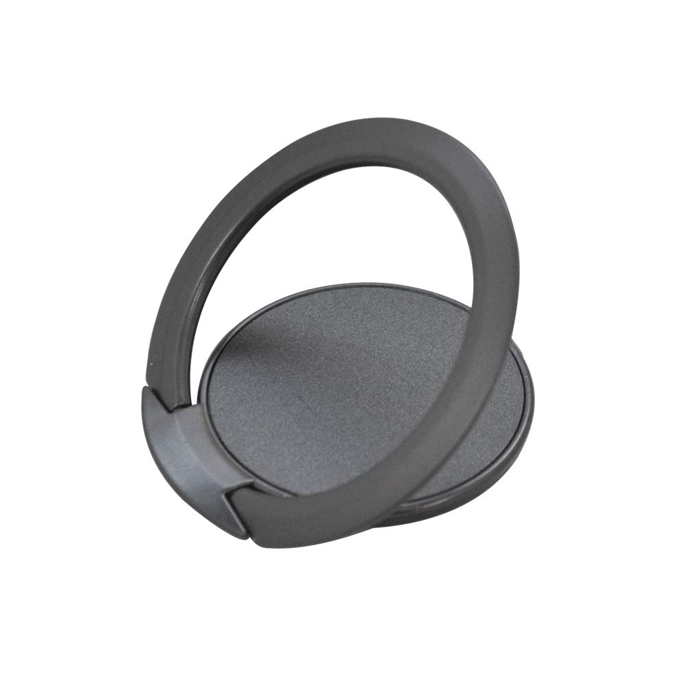 ラスタバナナ iPhone/スマートフォン対応 フィンガーホールドリング 超薄型1.8mm スーパースリム スタンド 落下防止 スペースグレー アイフォン RRNGSU01SG商品画像