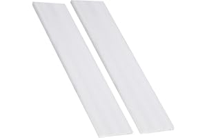 DOUYUDAO 1/4" (6mm) X 3"(75mm) Square Aluminum Flat Bar 12" Long, 2 Pieces 6061 General Purpose Plate T6511 Solid New Mill