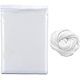 COMIART Air Dry Ultra Light Plasticine and Modeling Clay White Color 100g (5x20g/bag)