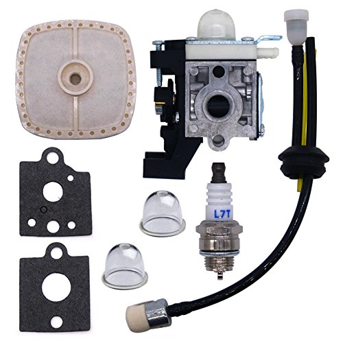 FitBest Carburetor RB-K93 with Repower Maintenance Kit Gaskets Spark Plug Air Filter for ECHO GT225 PAS225 SRM225 SRM-225i A021001690 A021001691 Trimmer