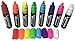 Color Liquid Chalk Markers - Extra Wide 10mm Tip - Neon Fluorescent Colors. Reversible Tips. Mega 8 Pack. Chalkboard - Glass - Tile - Plastic - Metal - Posters.