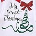 MIOIM Newborn Baby Boys Girls Cute Xmas Romper Bodysuit Jumpsuit Pajamas Outfits
