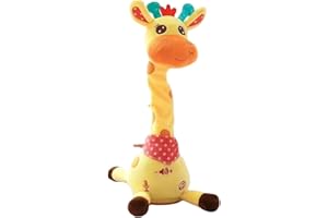 Dancing Giraffe Toy 7.9x13.8 Soft Singing Dancing Giraffe Plush Toy with Volume Adjustment for Baby Girls and Boys