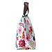 eBoot Waterproof Lunch Bag Tote Insulated Cooler Carry Bag for Travel and Picnic, Colorful Flower