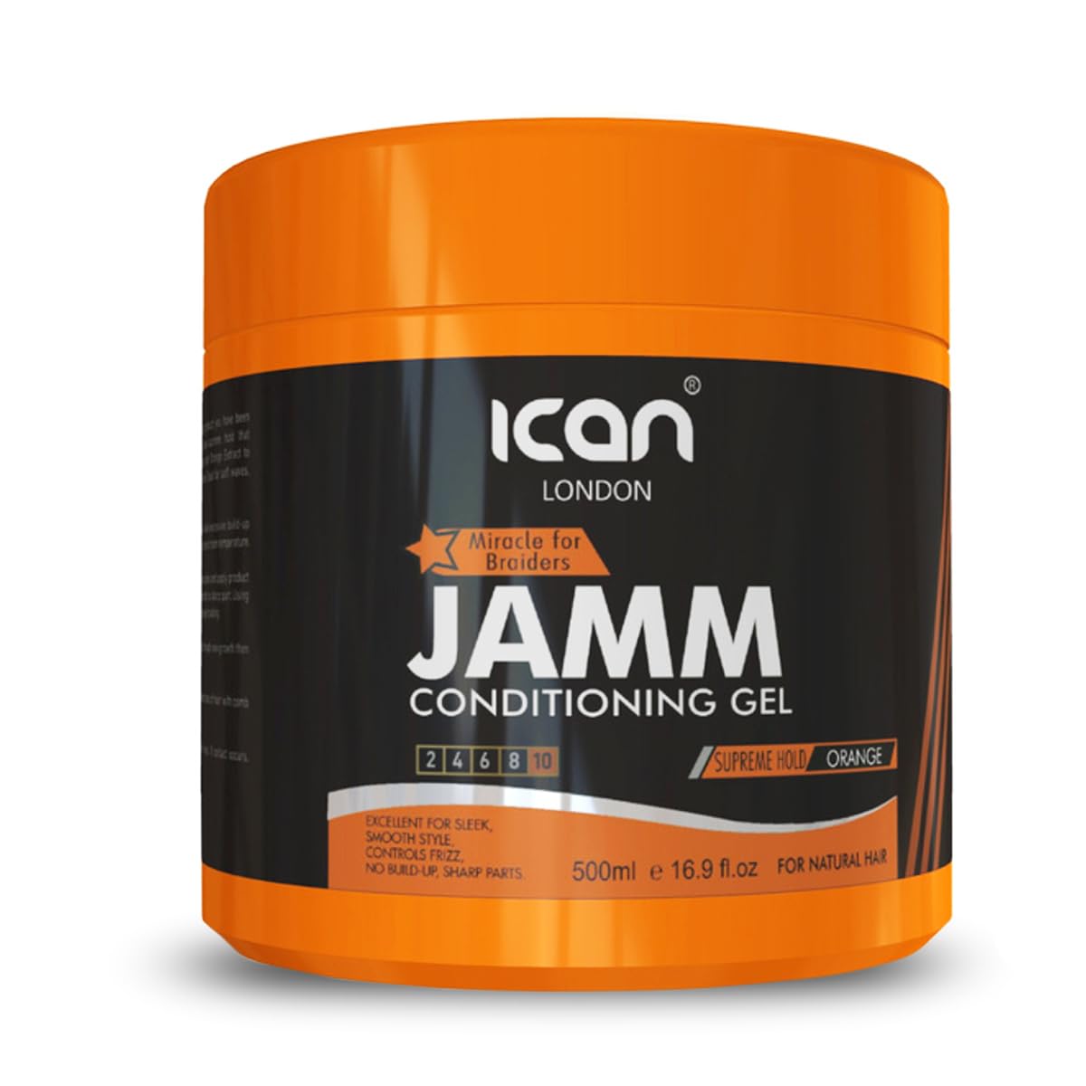 ican London Jamm Conditioning Gel Supreme Hold With Orange 500ml