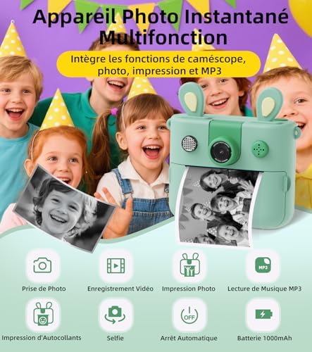 Appareil Photo Enfant Instantané Impression Numériques Photo Creator
