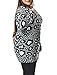 Agnes Orinda Women's Plus Size Long Sleeves Leopard Print Knit Tunic Top