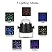 Eyourlife 3W 7 Colors USB Disco Ball Strobe Light Party Lights Disco Lights Dj Light LED Portable Sound Activated Stage Lights