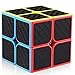 D-FantiX Speed Cube Bundle, Zcube Carbon Fiber 2x2 3x3 4x4 5x5 Speed Cube Set Pack 2by2 3by3 4by4 5by5 Puzzle Toys