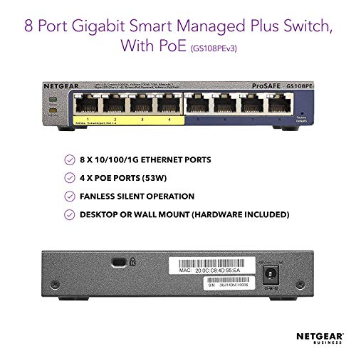 1 NETGEAR+Gigabit+Lifetime+Protection+GS108PEv3