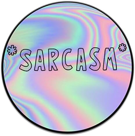 DIY Mounts and Stands,Expanding Stand Grip Pop Mount Sockets for All Smartphones, iPhone and Tablets - SARCASM Holographic Black