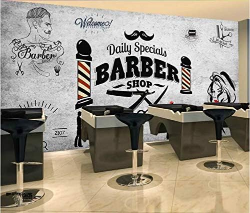 BarberShop Wandtattoo Aus Vinyl – Schönheitssalon-Zitat, Abnehmbar, 30x45 Cm In Schwarz, Für Wände & Schaufenster