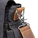 Classic Messenger Bag - Retro Leather Canvas Shoulder Satchel Bag Fit For 14