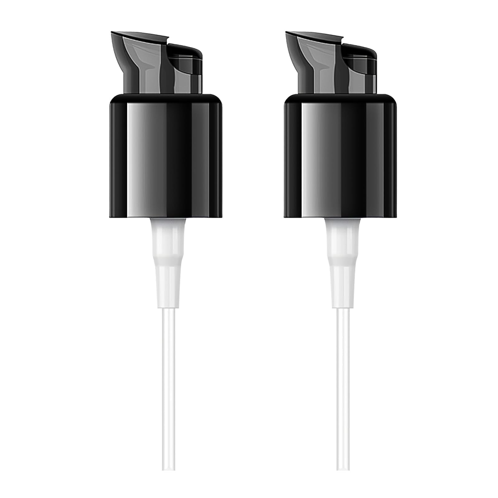 2pcs Replacement Foundation Pumps for Mac and Double Wear, Dispenser Pump with Protective Cap and Pressure Head for Makeup Bottles