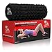 Foam Roller for Best Muscle Massage & Deep Tissue Trigger - Roll & Stretch Tool - 1 Year Warranty (Black)