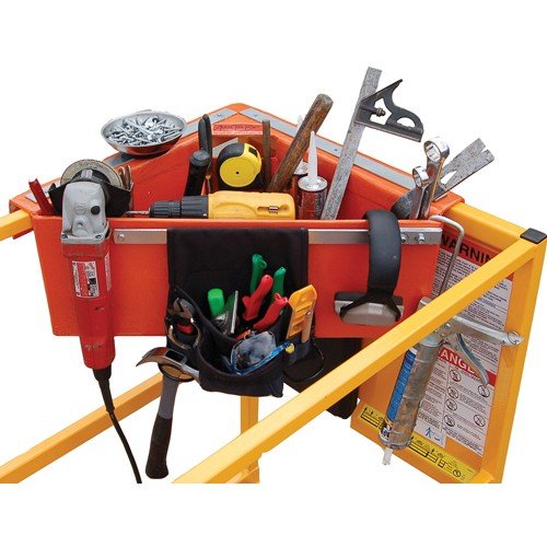 Aerial Tool Bin For Work Platforms