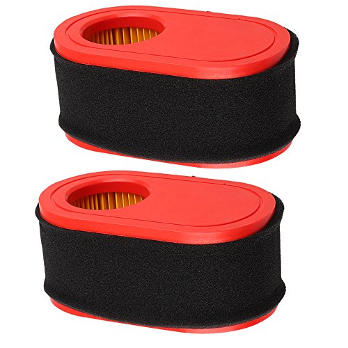 Hipa (Pack of 2 937-05065 Air Filter / 951-12256 Sponge Filter for MTD Cub Cadet LS27CC LS33CC CC30 CC760 CC760ES CS2210 Lawn Tractor Mower