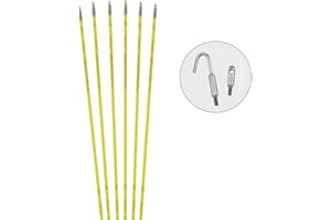 Klein Tools 56430 Glow Fish Rod Set, Wire Puller, 30-Foot