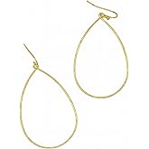 Lightweight Teardrops on Gold Plated Earrings