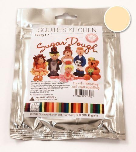 Squires Soft Beige Sugar Dough 200g - Cake Decorating and Sugar Modelling