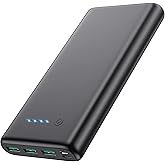 Portable Charger 36800mAh Power Bank,PD Fast Charging USB C External Battery Pack,4 Outputs 2 Inputs Travel Essentials Portable Phone Charger for iPhone 17/16/15/14/13/12,Galaxy S24 Android Phone etc
