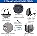5 Set Compression Packing Cubes Travel Luggage-Organizer Set Packs More in Less Space