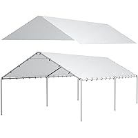 10 x 20 Ft Carport Replacement Canopy Cover Garage To…主图