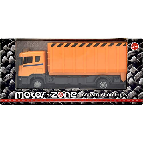 Peterkin Dump Truck Construction Toy Vehicle | 16cm Orange Diecast Truck with Moving Parts | 1:48 Scale | Ages 3+