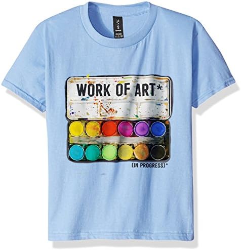 "Work of Art in Progress" T shirt Tee, Perfect Artist Gift