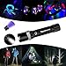 TOPROHOMIE Blacklight Flashlights, UV Flashlight Pet Urine Scorpion Bed Bug Detector with Zoomable Design, 2in1 Rechargeable UV & White LED Handheld Flashlight, 395nm Black Light Pet Urine Detector