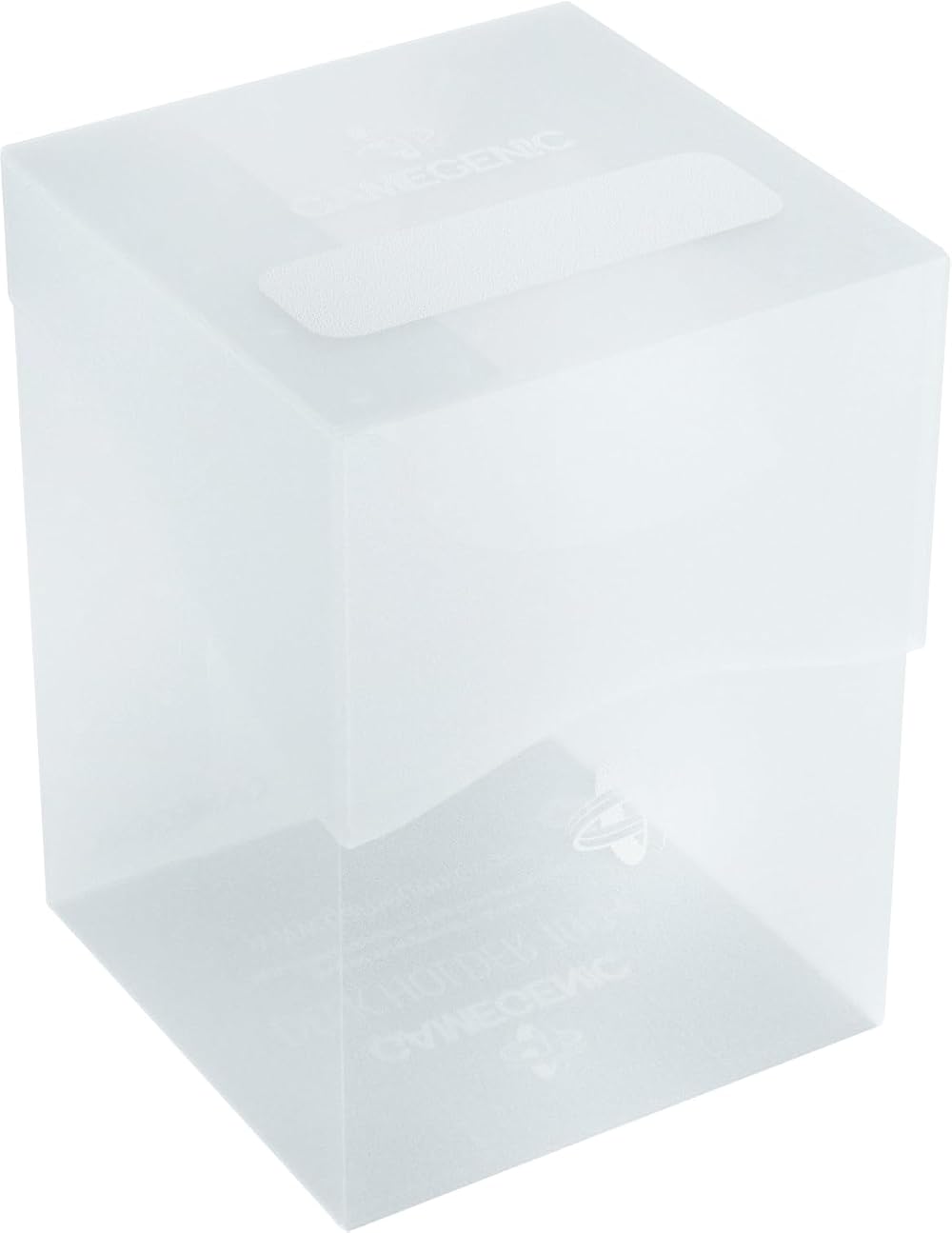 Gamegenic 100-Card Deck Holder Clear Durable Self-Lock Lid
