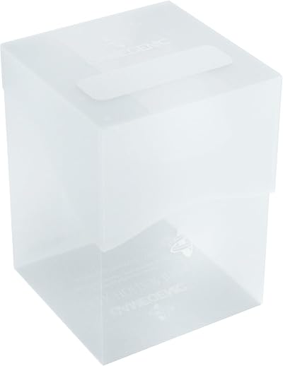 Gamegenic 100-Card Deck Holder Clear Durable Self-Lock Lid