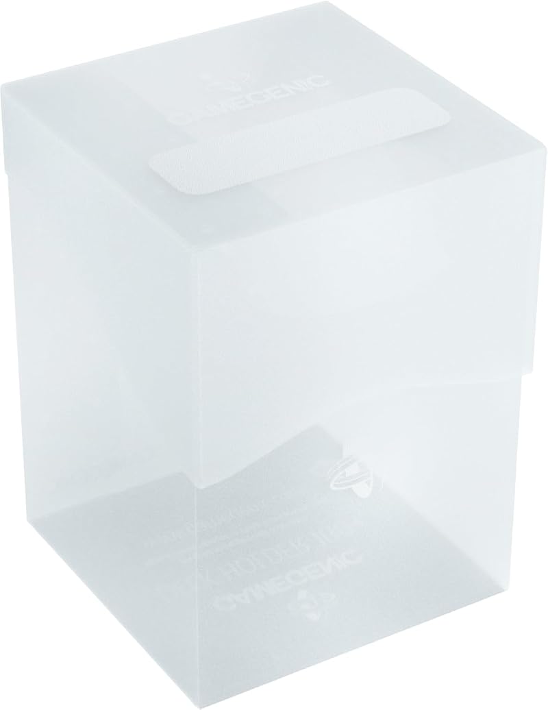 Gamegenic 100-Card Deck Holder Clear Durable Self-Lock Lid