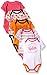 Nautica Baby Catch The Waves 5 Pack Bodysuits, Fuchsia Orange, 0-3 Months