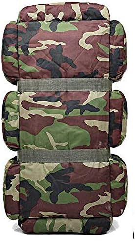 90L Camouflage 0utdoor Hiking Bag Large Capacity Moving Luggage Bag Camping Tent Bag Backpack(2# camouflage)