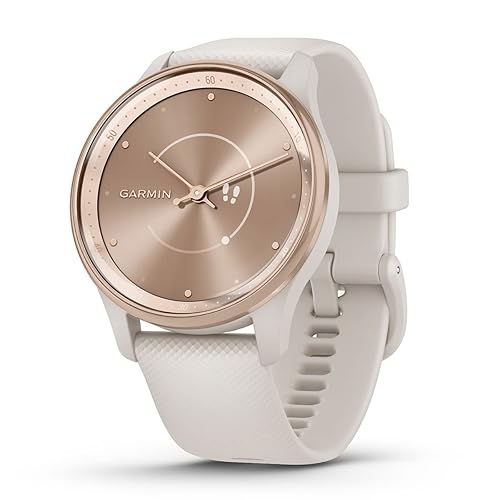 PlayBetter Garmin vivomove Trend (Peach Gold/Ivory) Hybrid