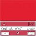Clear Path Paper - Red Cardstock - 12 x 12 inch - 65Lb Cover - 25 Sheets