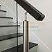 Stainless Steel Adjustable Stair Handrail Support E030/S. Indoor and Outdoor Railing Projects. Connects Handrail to Newel Posts and Secures Stair Handrails in Place.