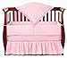American Baby Company Heavenly Soft Minky Dot 4-Piece Crib Bedding Set, Pink