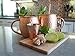 Hammered Moscow Mule Premium Barware Gift Set - Two 16 ounce Pure Copper Mugs, Straws & Shot Glass Included - Luxury In-Home Bar Accessories w/Recipe eBook Bonus