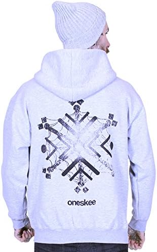 Oneskee Apres Zippy Huddys Men's St Anton Heather Grey S