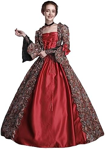 women's red and black dress for a vampire coronation Unique Personality Couture Corset Dress Gothic Red Black Vampire Evening Dress