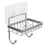 ODesign Soap Dish Sponge Holder with Hook for